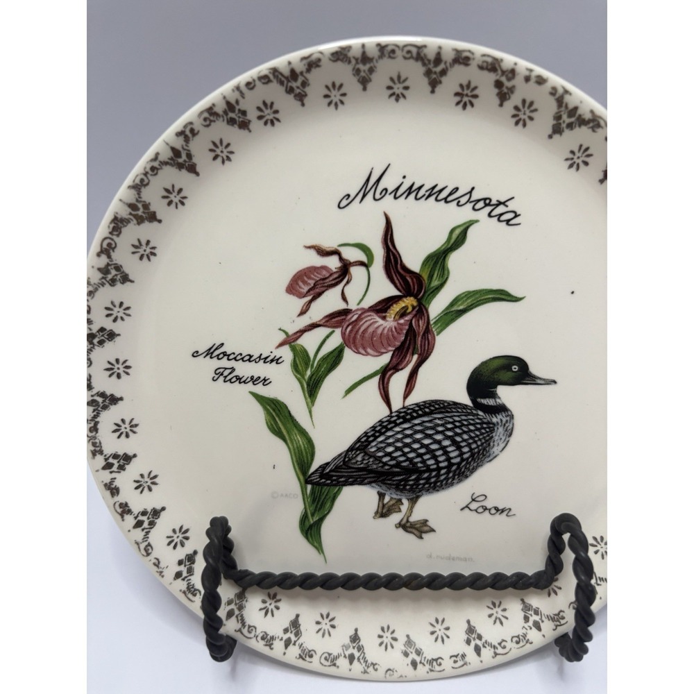 Mallard Duck Wall Plate Decor Minnesota Cottage Core Cabin - Picture 4 of 4